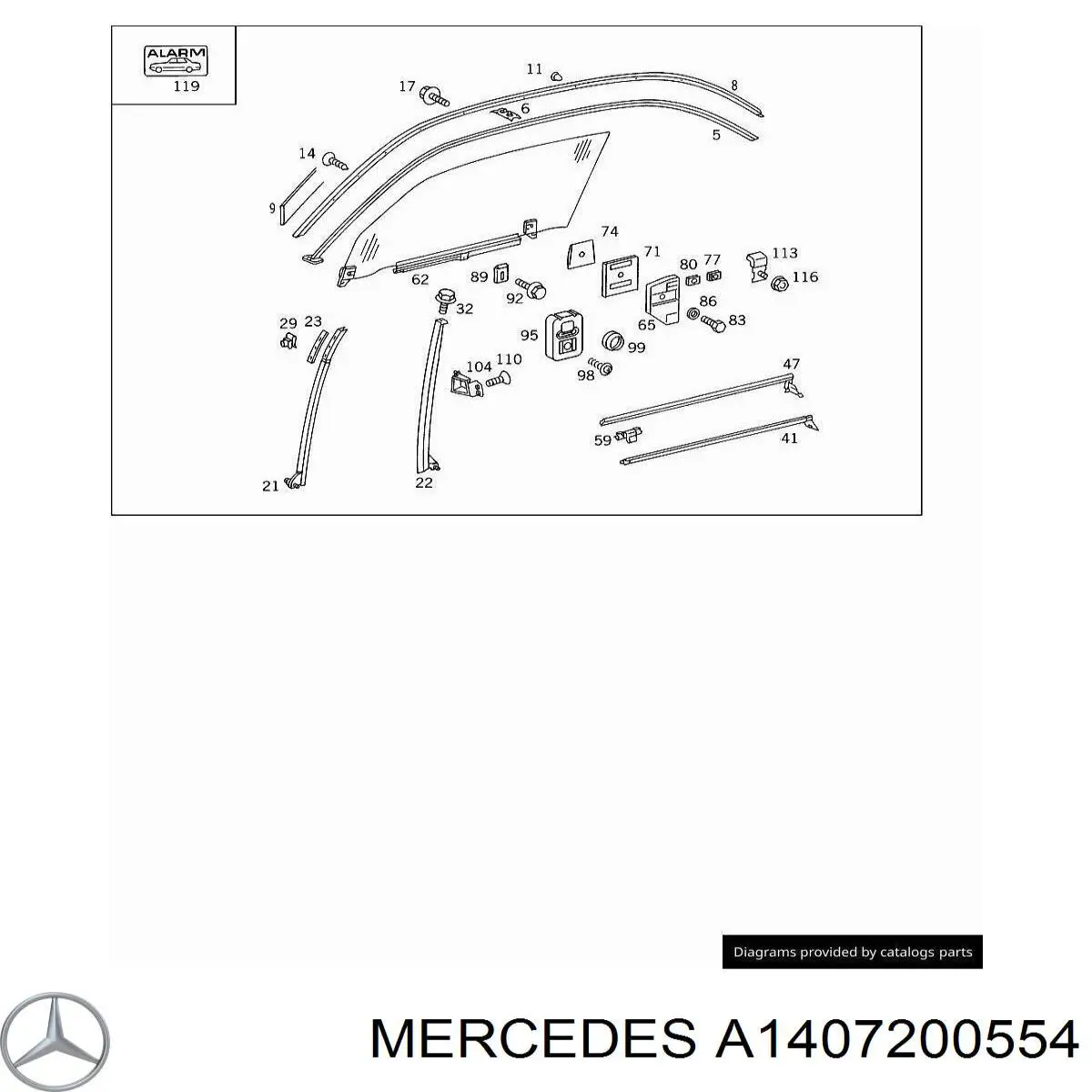 A1407200554 Mercedes 