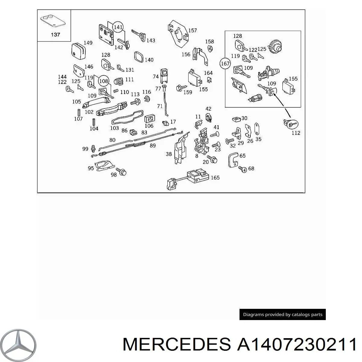 Купить A1407230211 Mercedes 