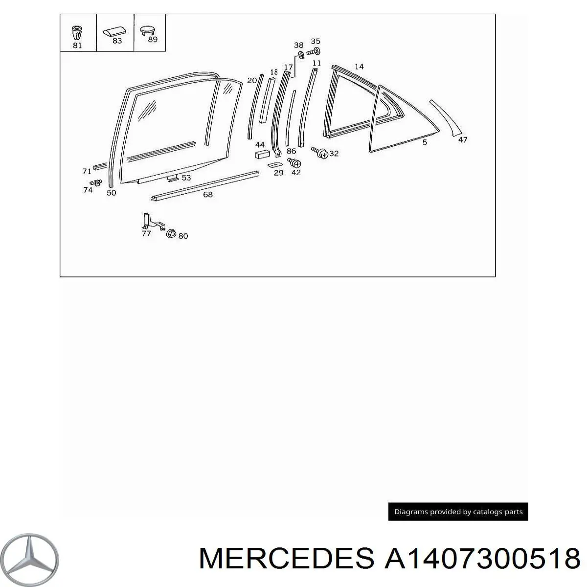 A1407300518 Mercedes 