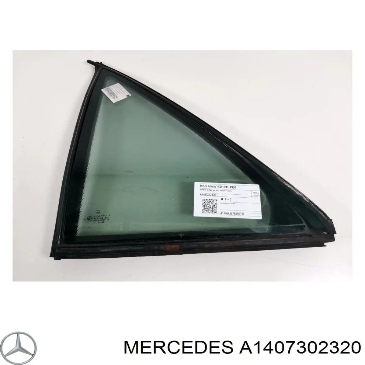 A1407302320 Mercedes стекло-форточка двери задней левой