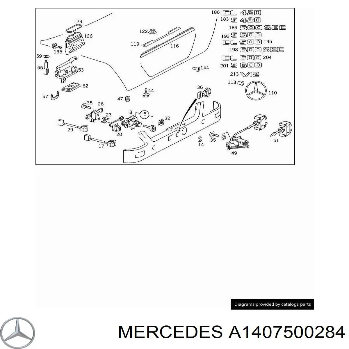 A1407500284 Mercedes 