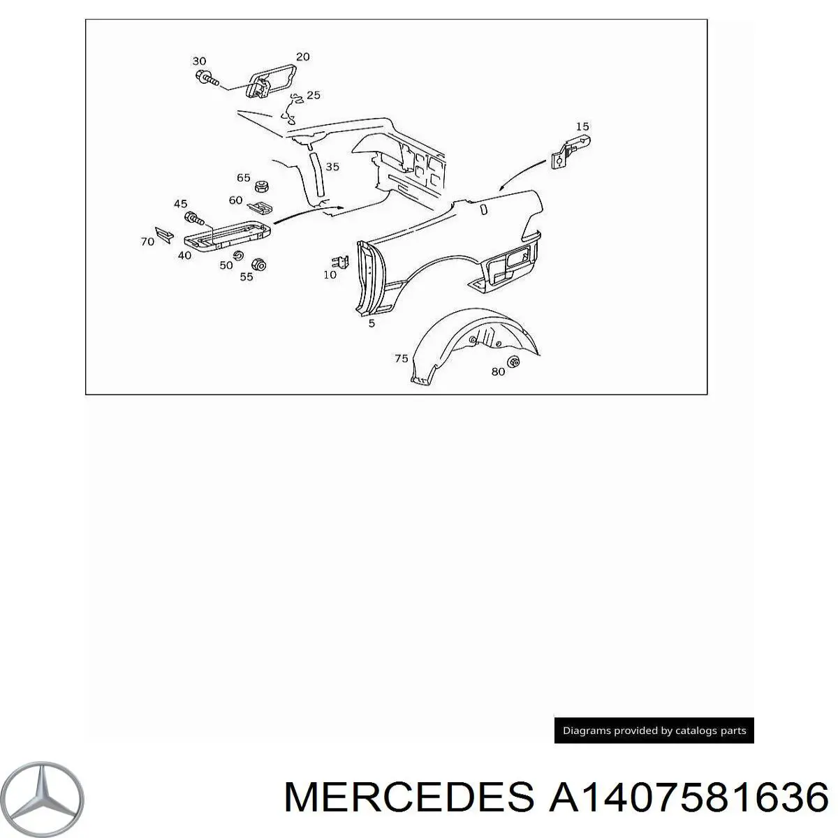 Купить A1407581636 Mercedes 