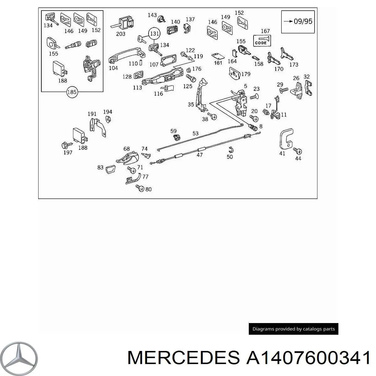 A14076003419B51 Mercedes 