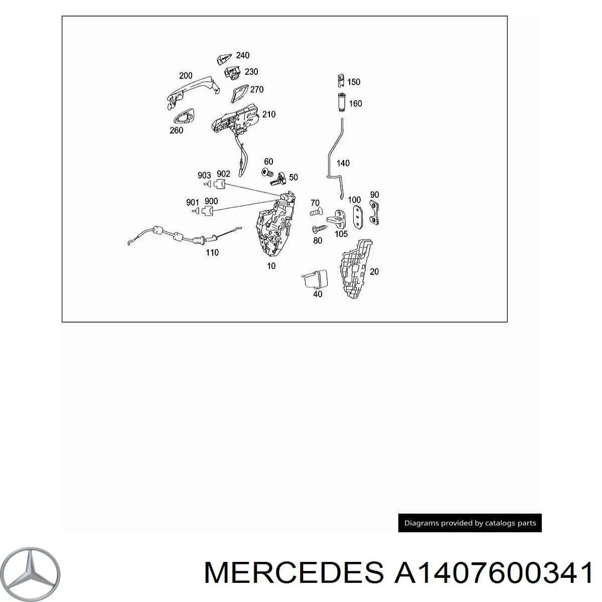  Mercedes A14076003419B51 цена, от 3.80 USD
