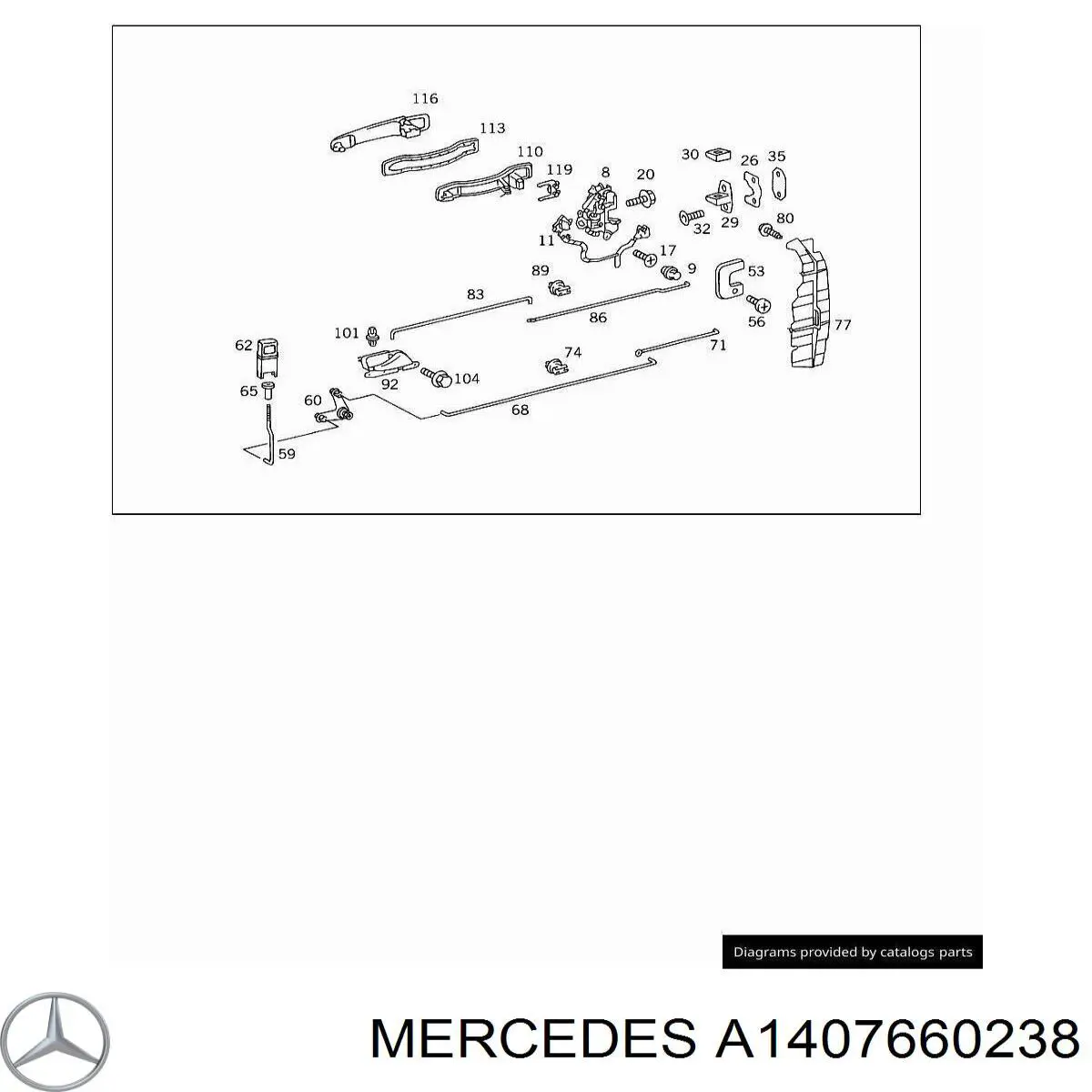  Mercedes A1407660438 цена, от 1.27 USD