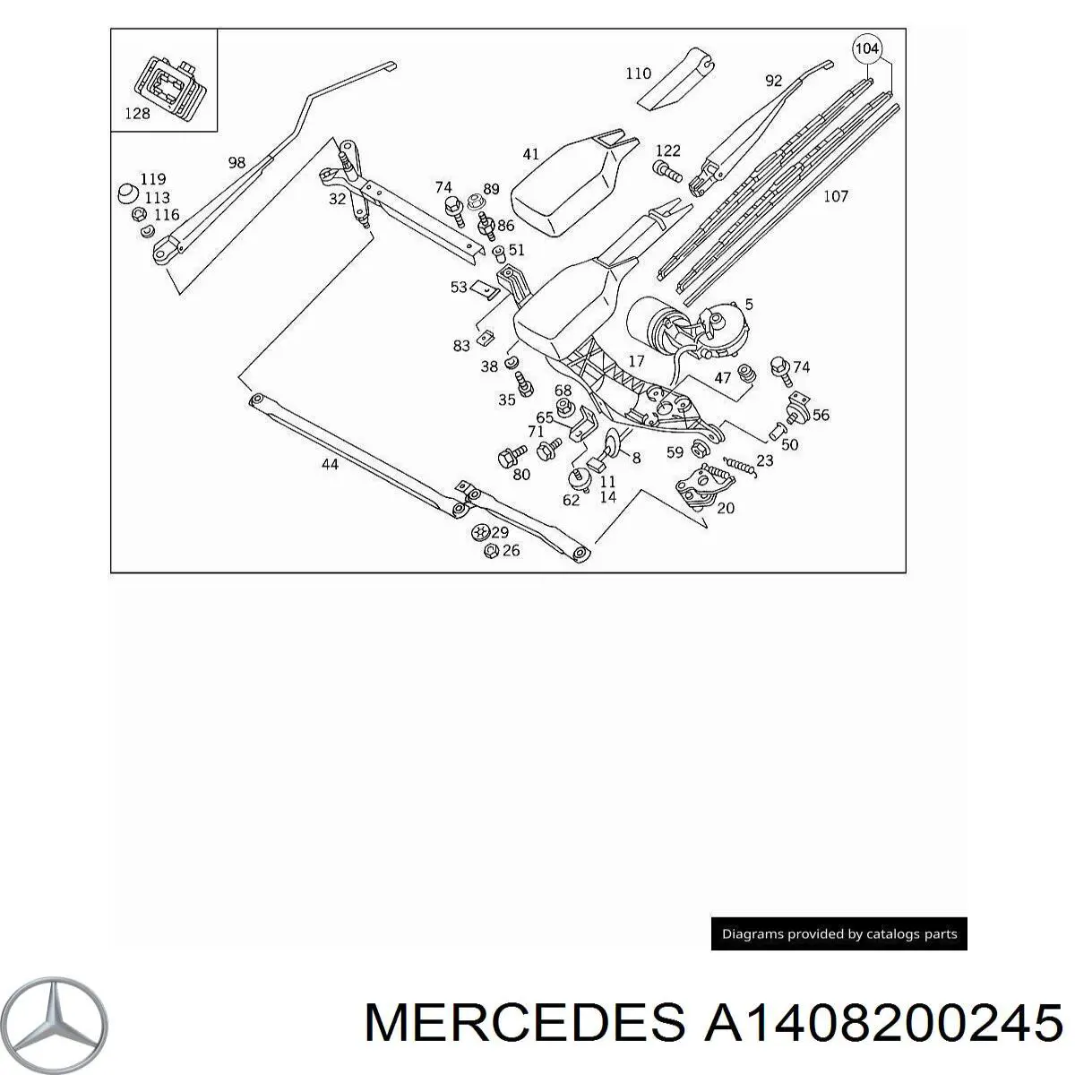 A1408200245 Mercedes 