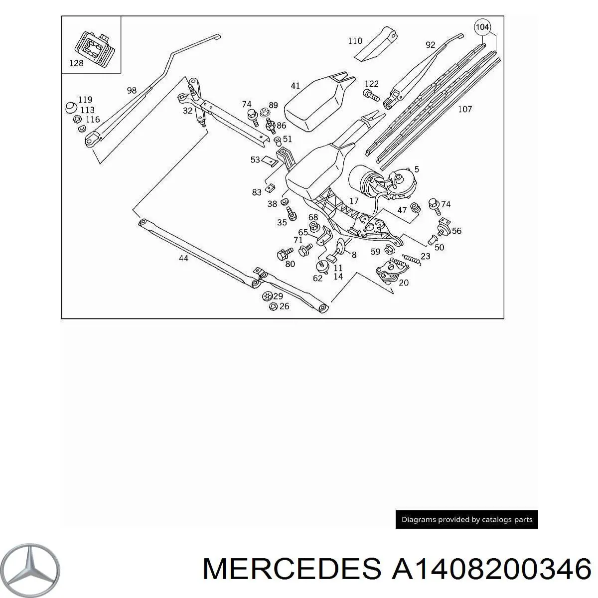 A1408200346 Mercedes 