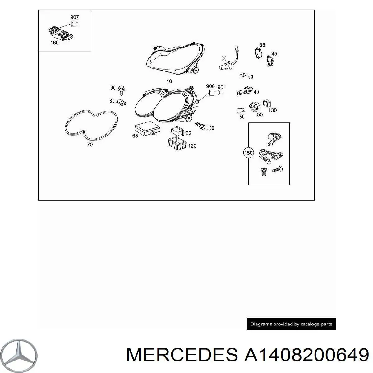Купить A1408200649 Mercedes 
