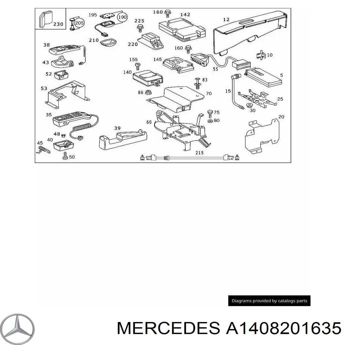 A1408201635 Mercedes 