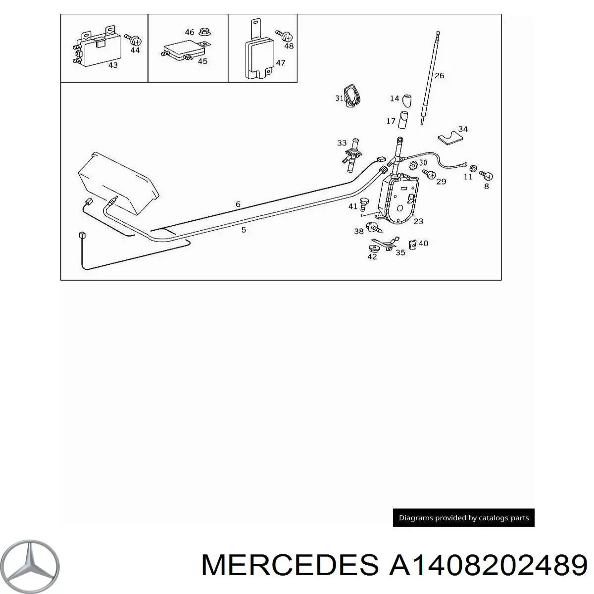 A1408202489 Mercedes 