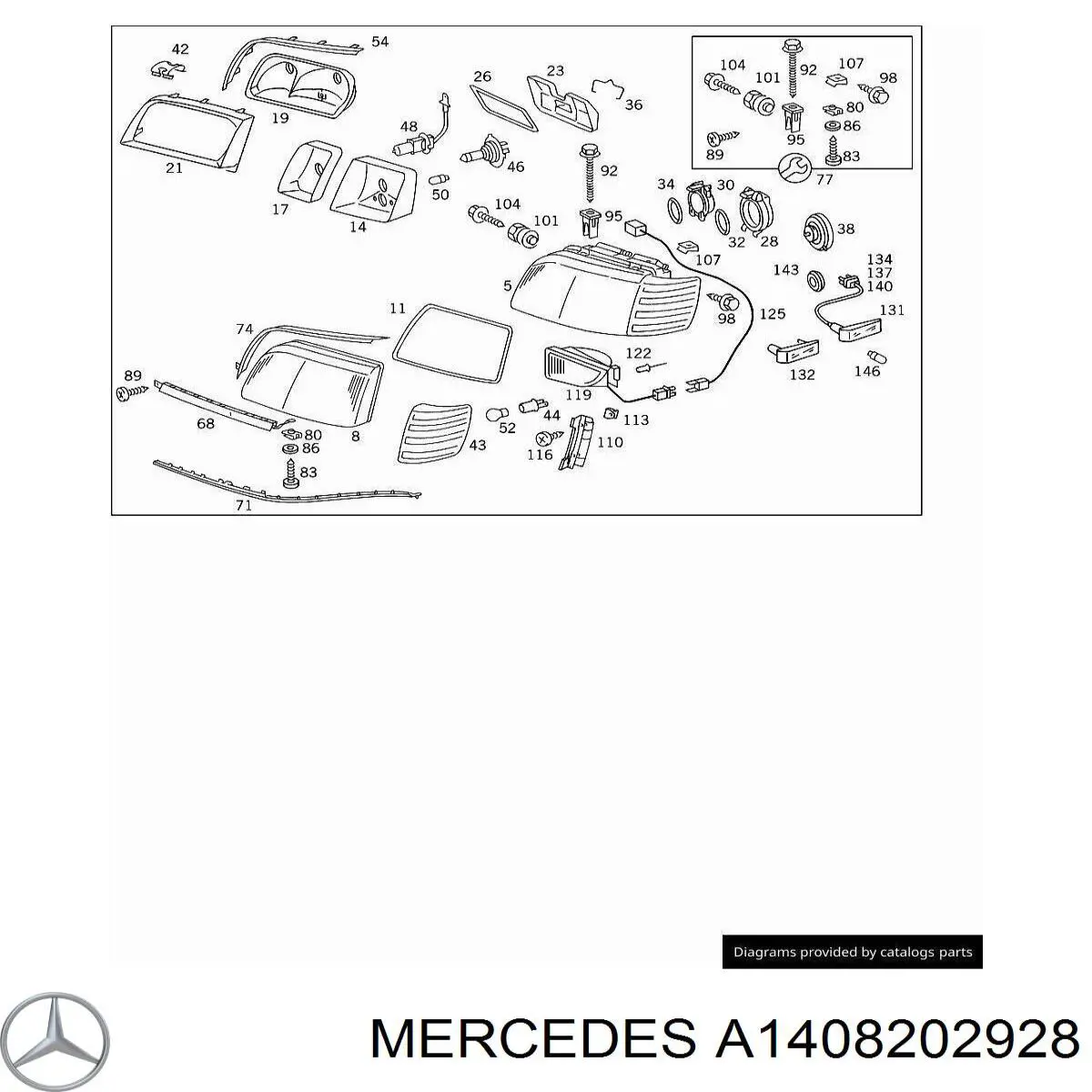 A1408202928 Mercedes 