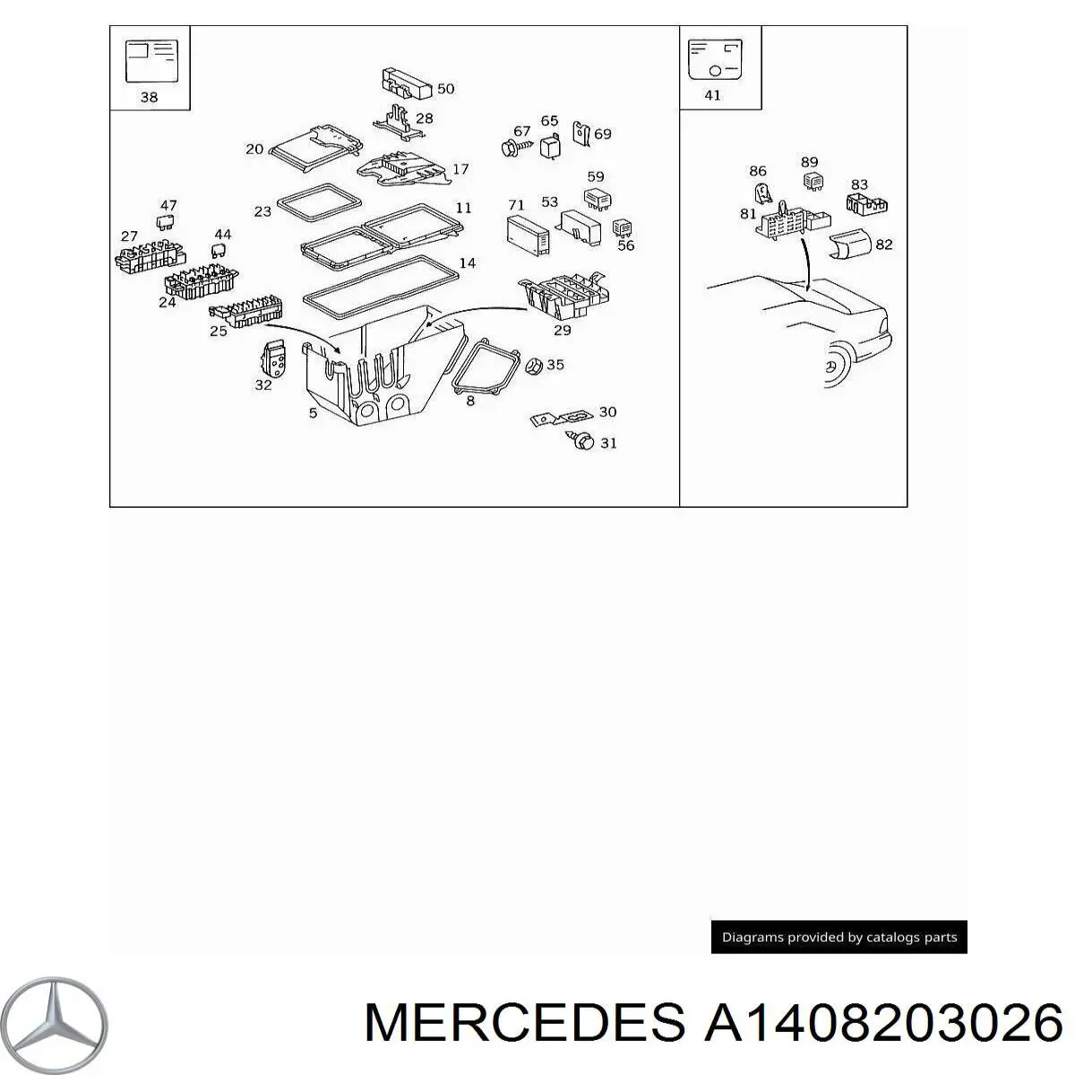 A1408203026 Mercedes 