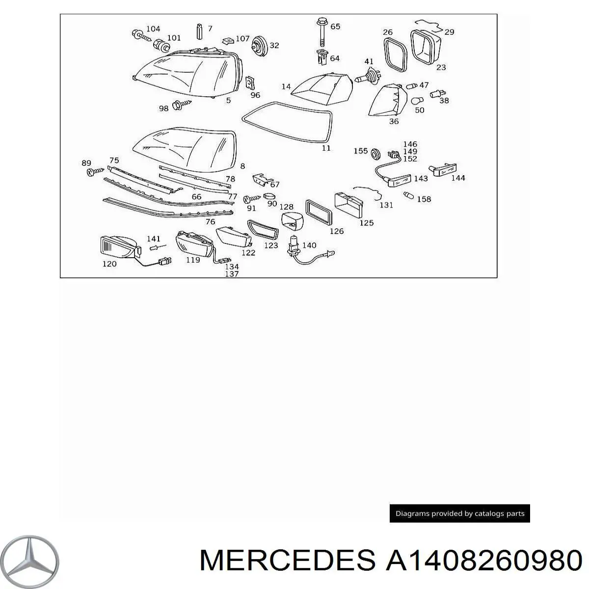 A1408260980 Mercedes 