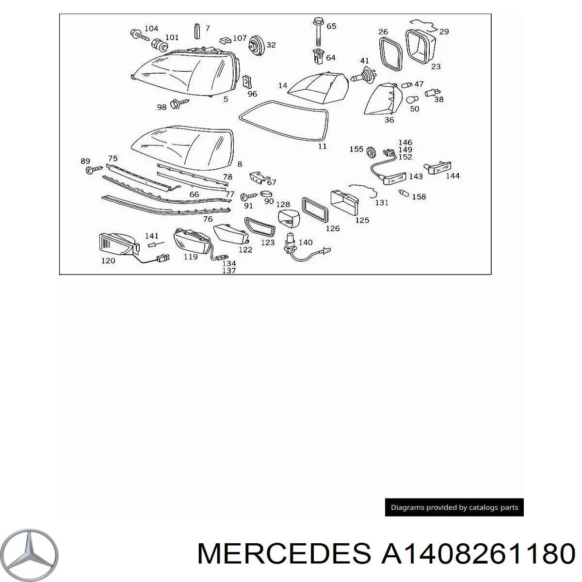 A1408261180 Mercedes 