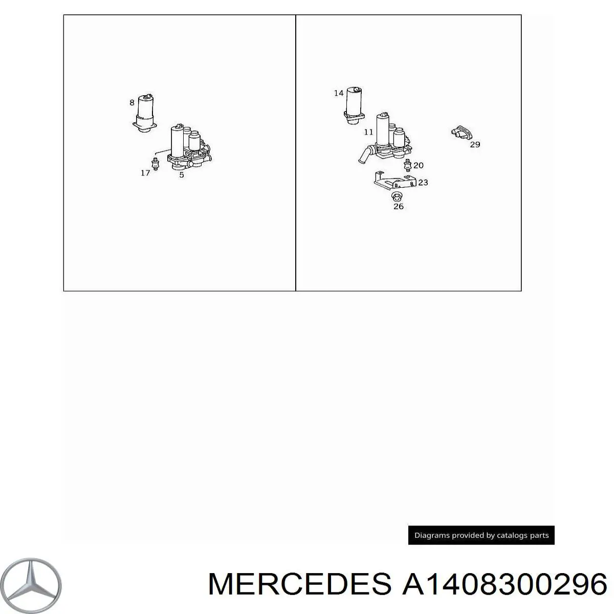 A1408300296 Mercedes 