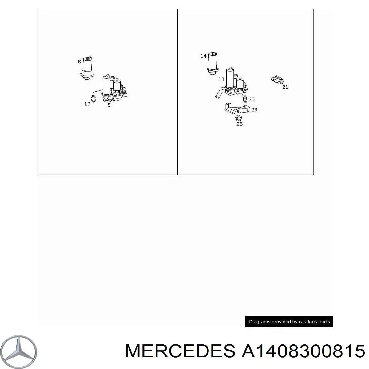 A1408300815 Mercedes 