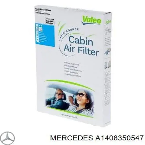 Фильтр воздушный отопителя Mercedes A1408350547 цена, от 28.64 USD