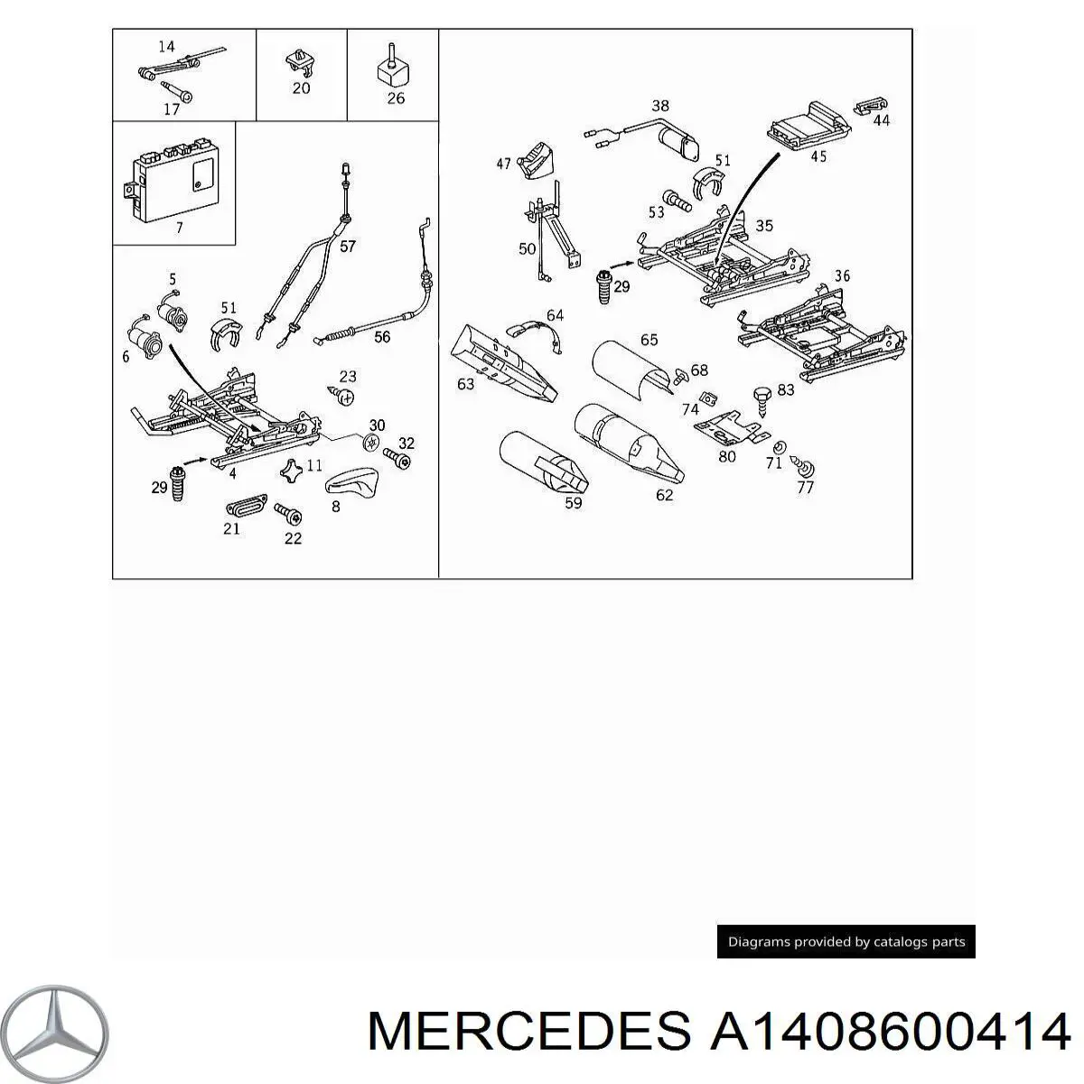 A1408600414 Mercedes 