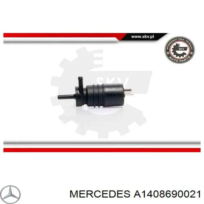 Двигатель омывателя лобового стекла Mercedes A1408690021 цена, от 7.20 USD