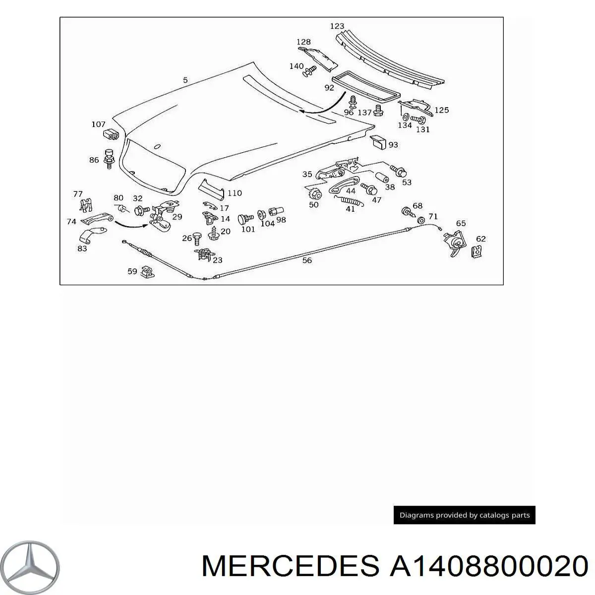  A1408800020 Mercedes