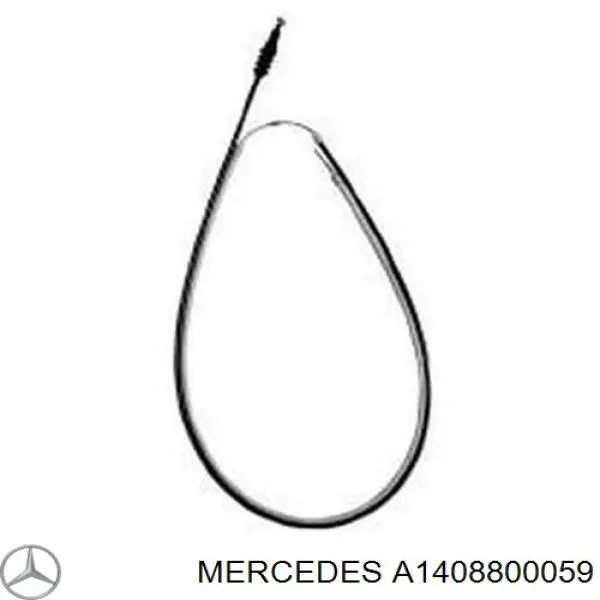 Трос капота Мерседес-бенц С C140 (Mercedes S)