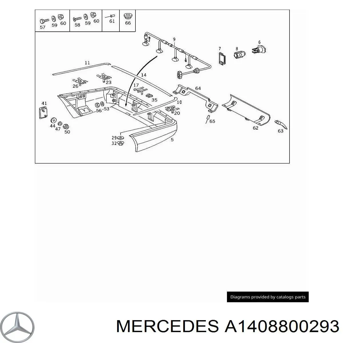  Mercedes A1408800293 цена, от 4.75 USD