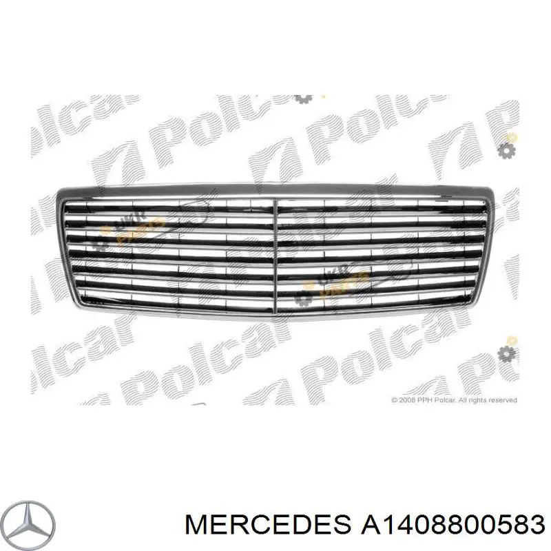 A1408800583 Mercedes grelha do radiador