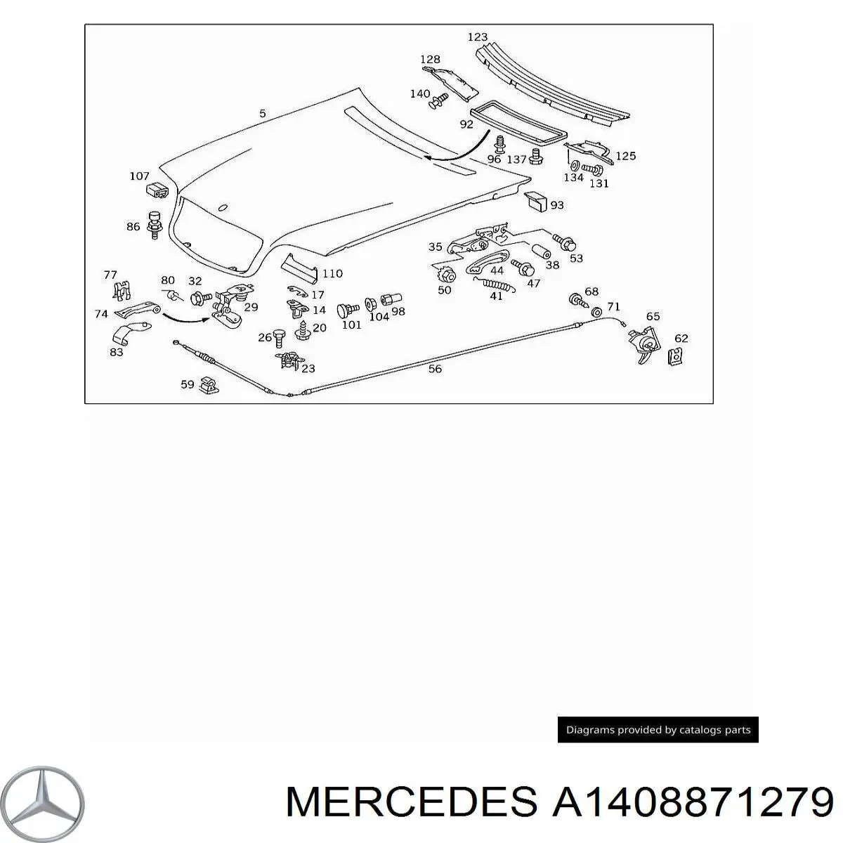 Купить A1408871279 Mercedes 