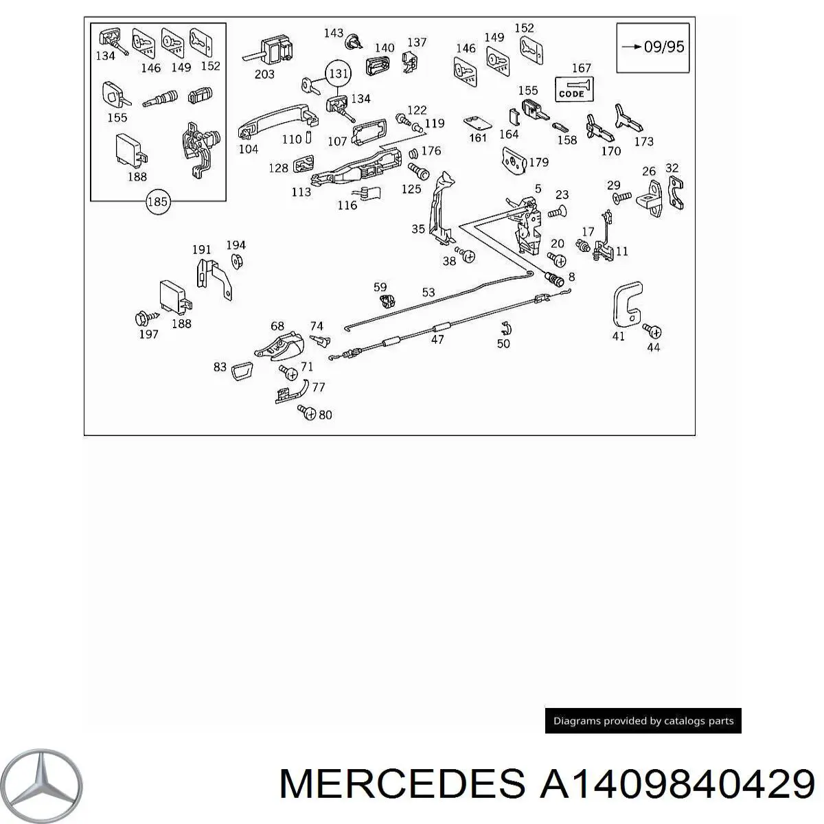  Mercedes A1409840429 цена, от 1.80 USD