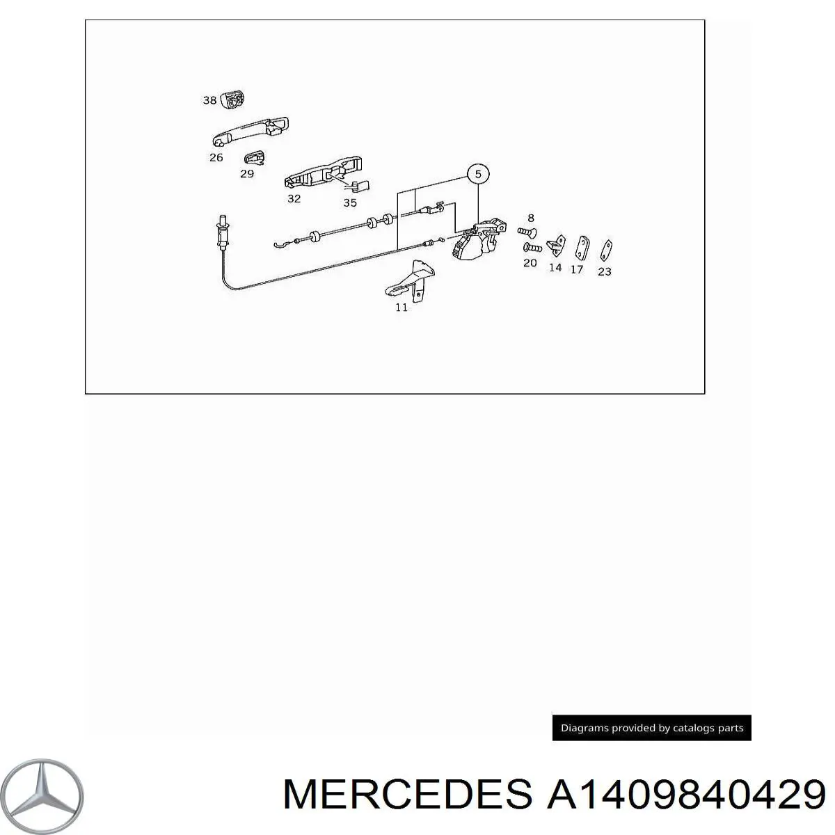 Купить A1409840429 Mercedes 