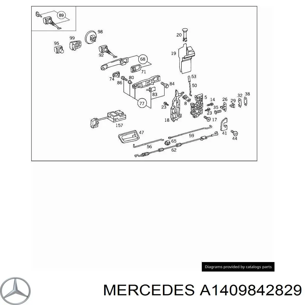 Купить A1409842829 Mercedes Болт масляного поддона