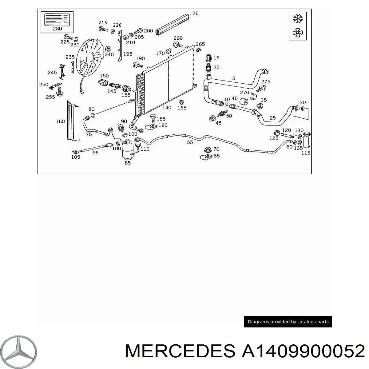 Купить A1409900052 Mercedes 