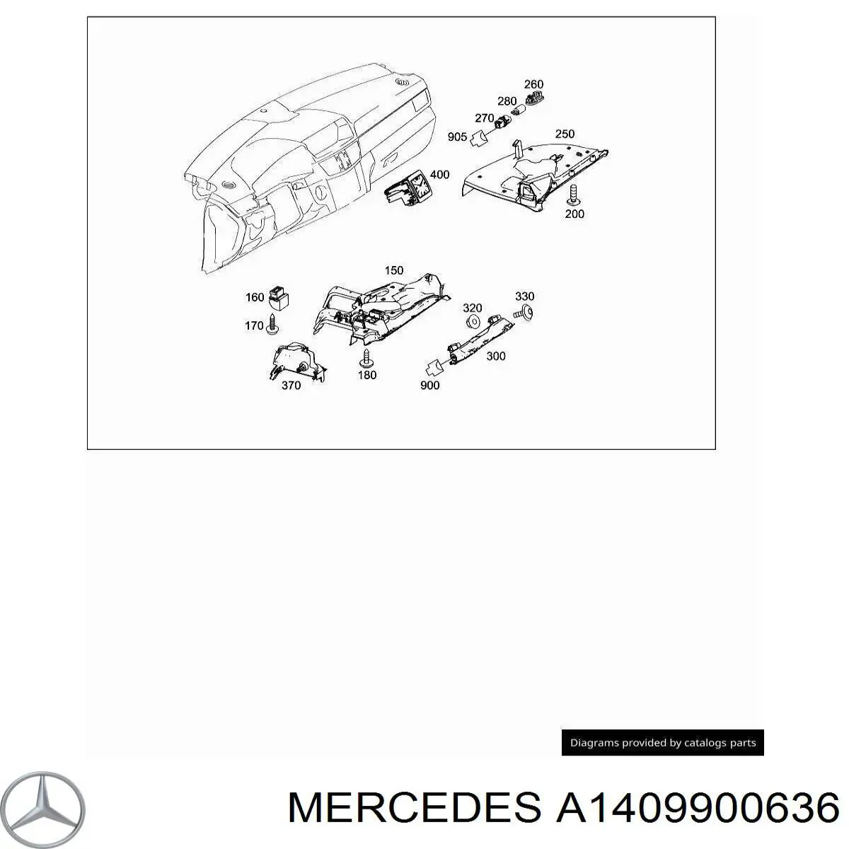  Mercedes A1409900636