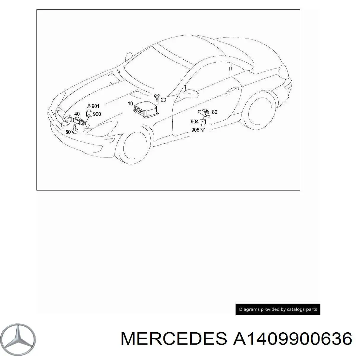 Купить A1409900636 Mercedes 