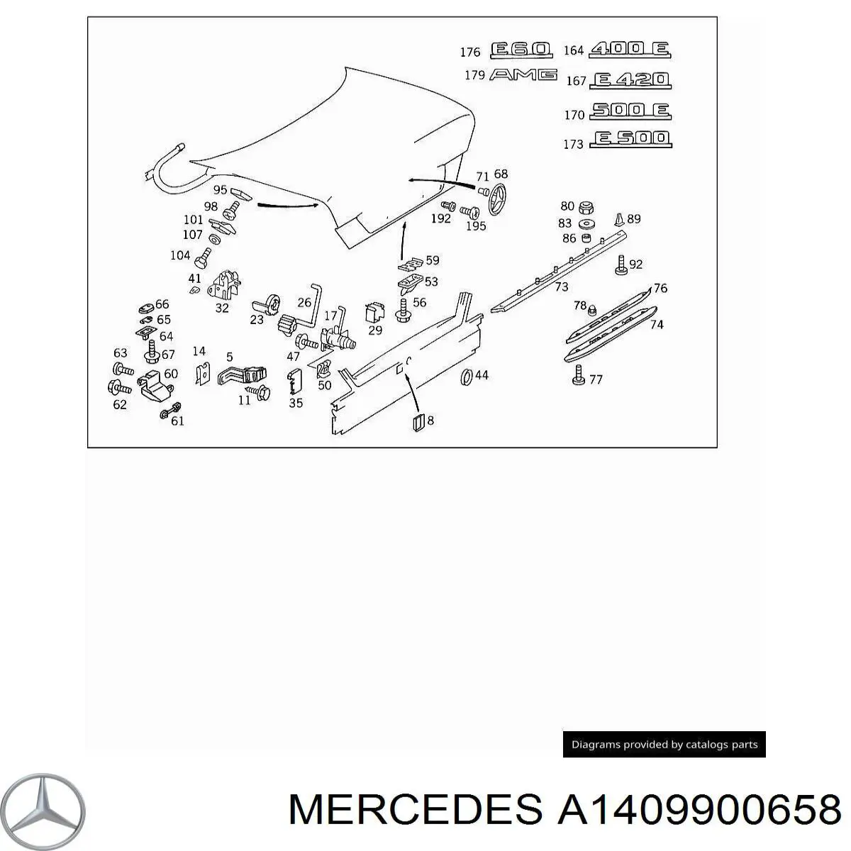  Mercedes A1249900258 цена, от 2.53 USD