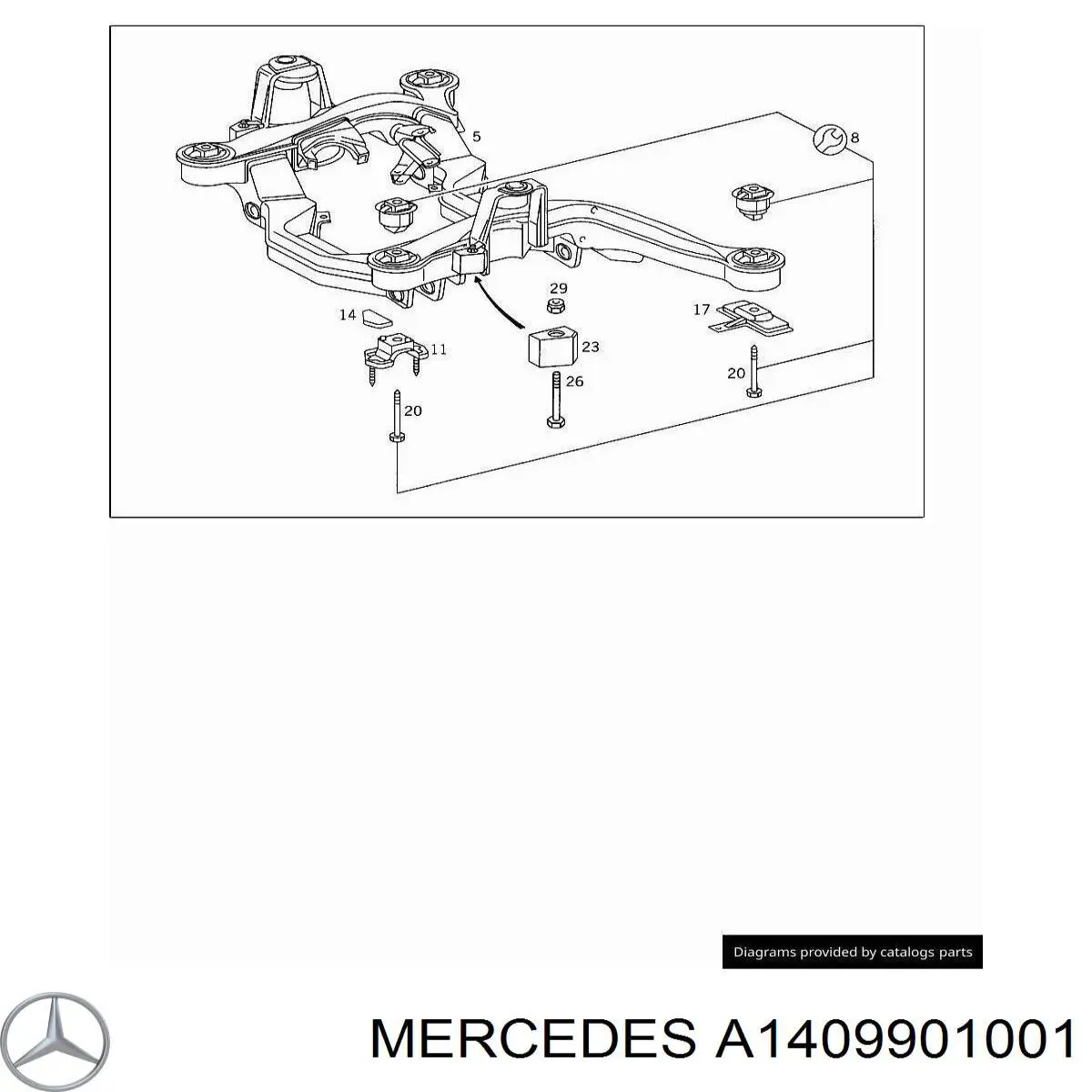 A1409902601 Mercedes 