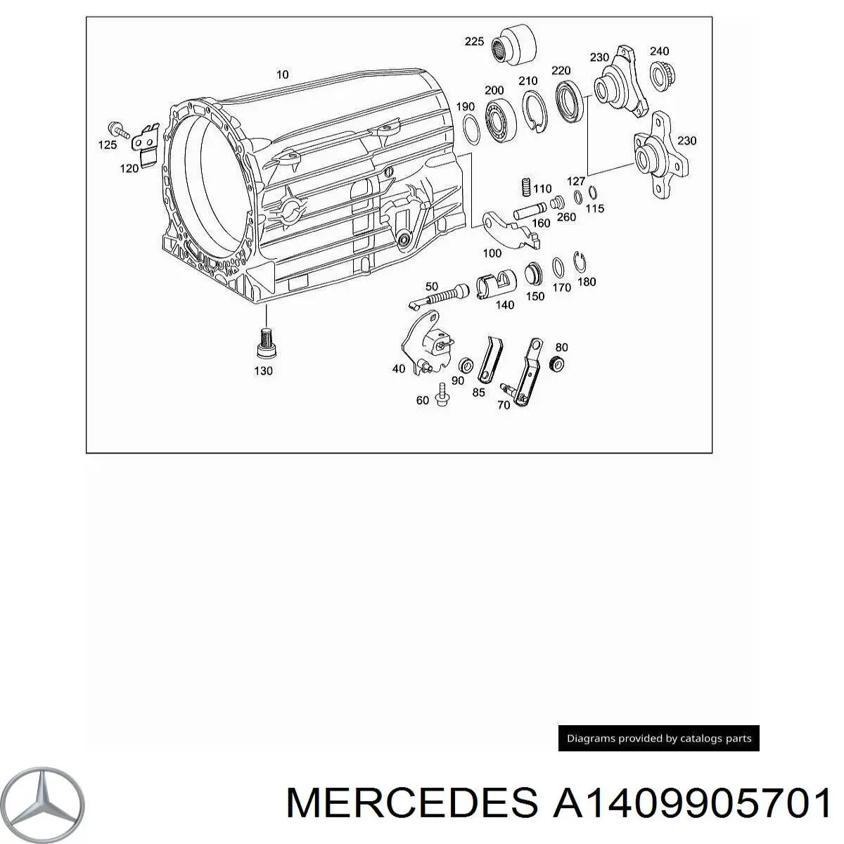  Mercedes A1409905701 цена, от 6.66 USD