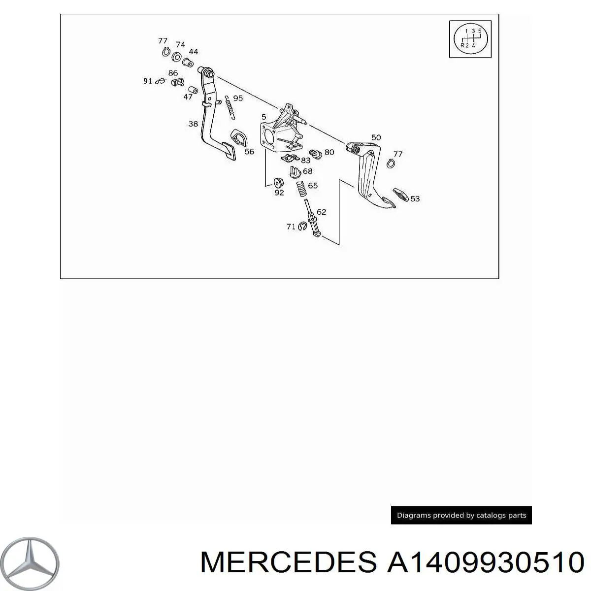  Mercedes A1409930510 цена, от 1.27 USD