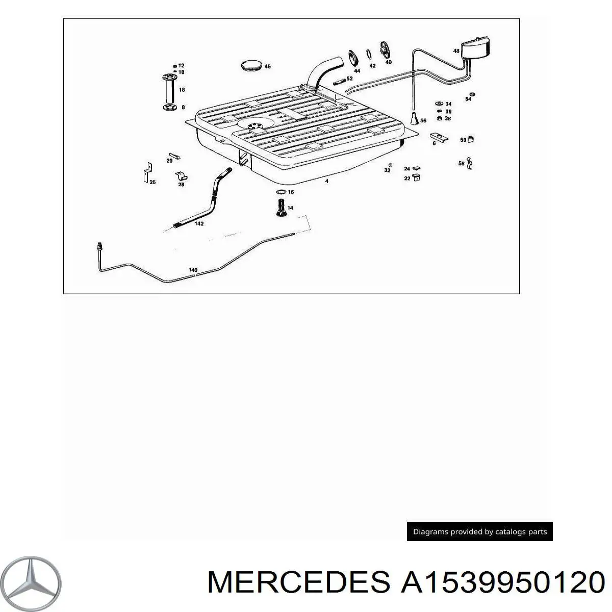  Mercedes A1539950120 цена, от 89.41 USD