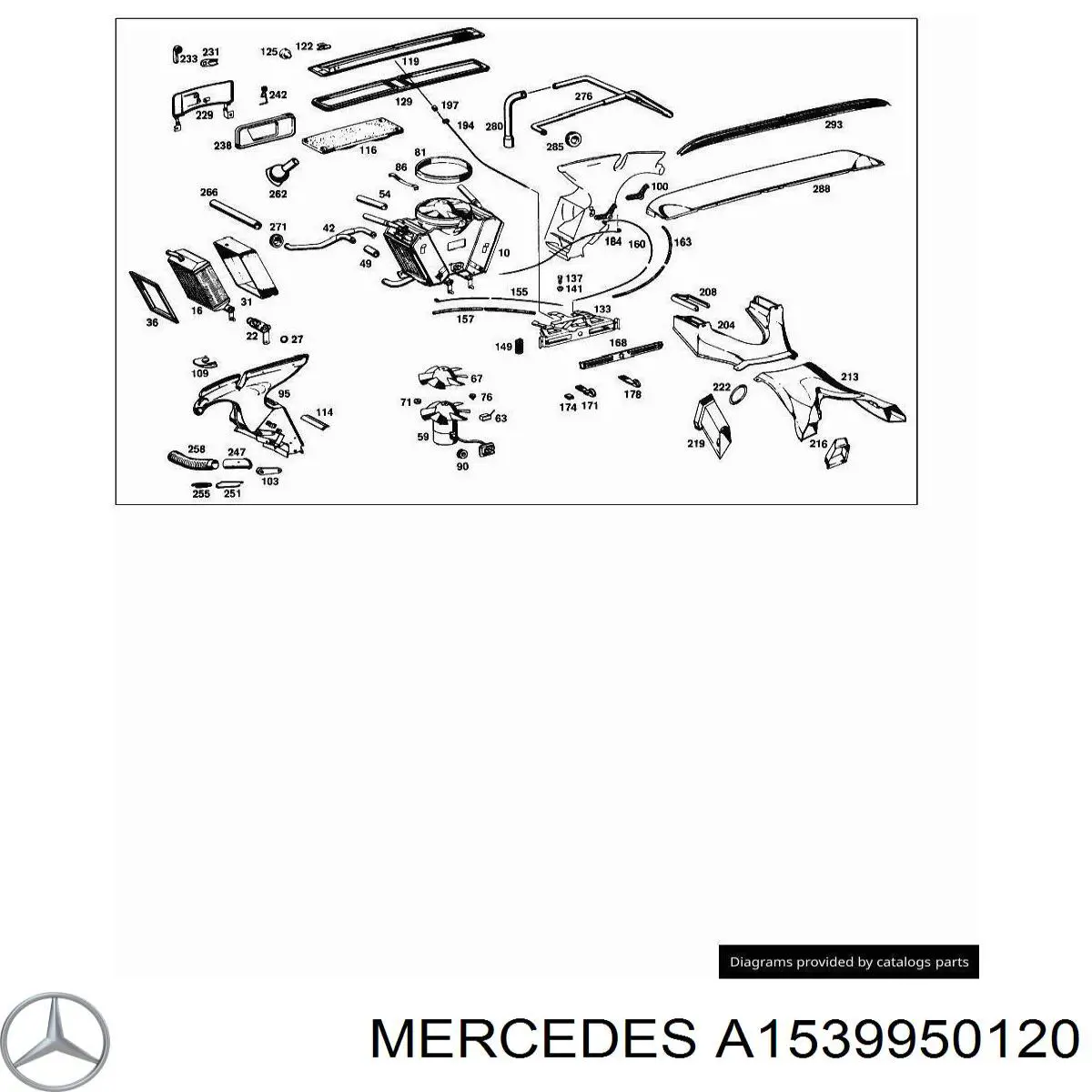 Купить A1539950120 Mercedes 