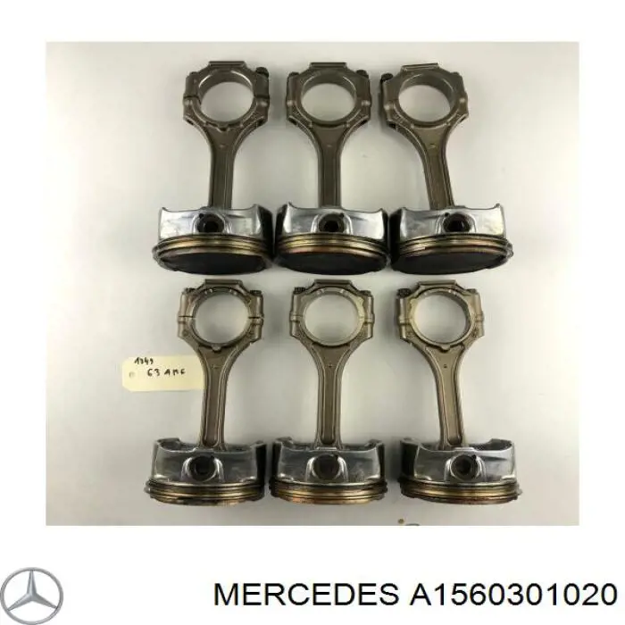 A1560300820 Mercedes Шатун двигателя