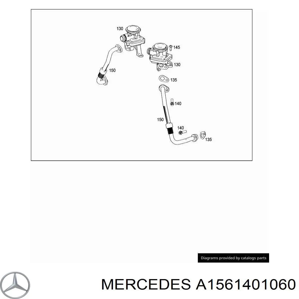 A1561401060 Mercedes Клапан подачи вторичного воздуха