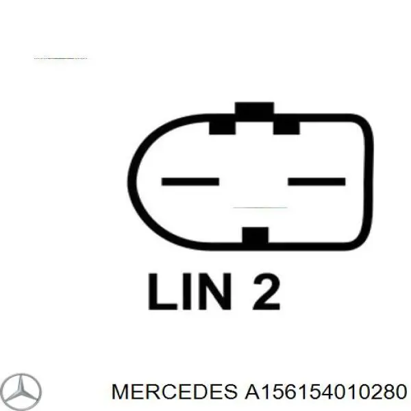 Генератор автомобиля Mercedes 156154010288