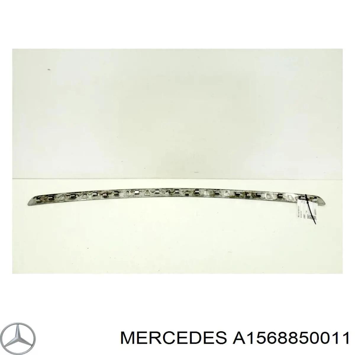 Накладка бампера заднего верхняя защитная (ступень-подножка) Mercedes A1568850011 цена, от 28.22 USD