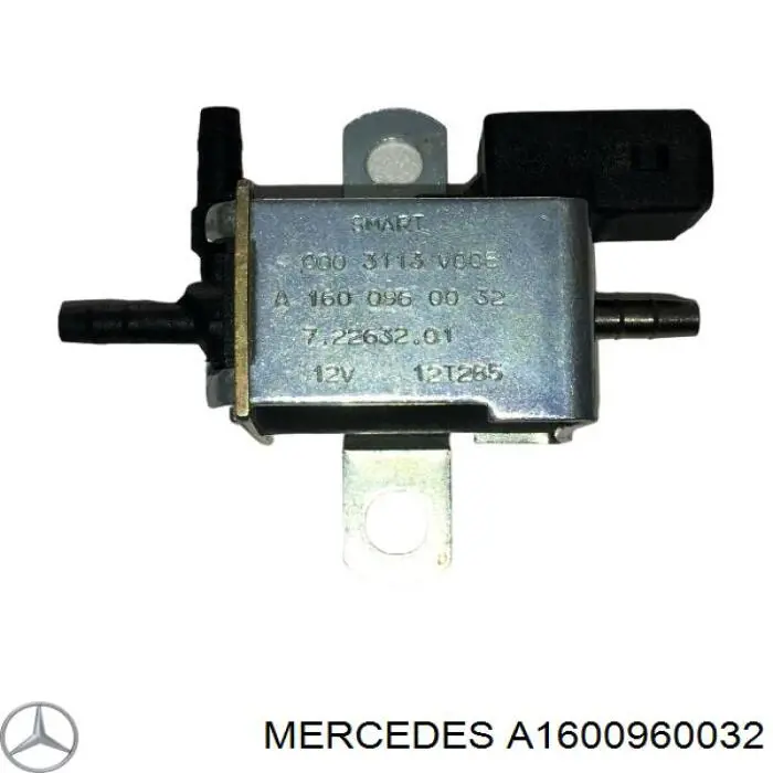 A1600960032 Mercedes переключающий клапан системы подачи воздуха