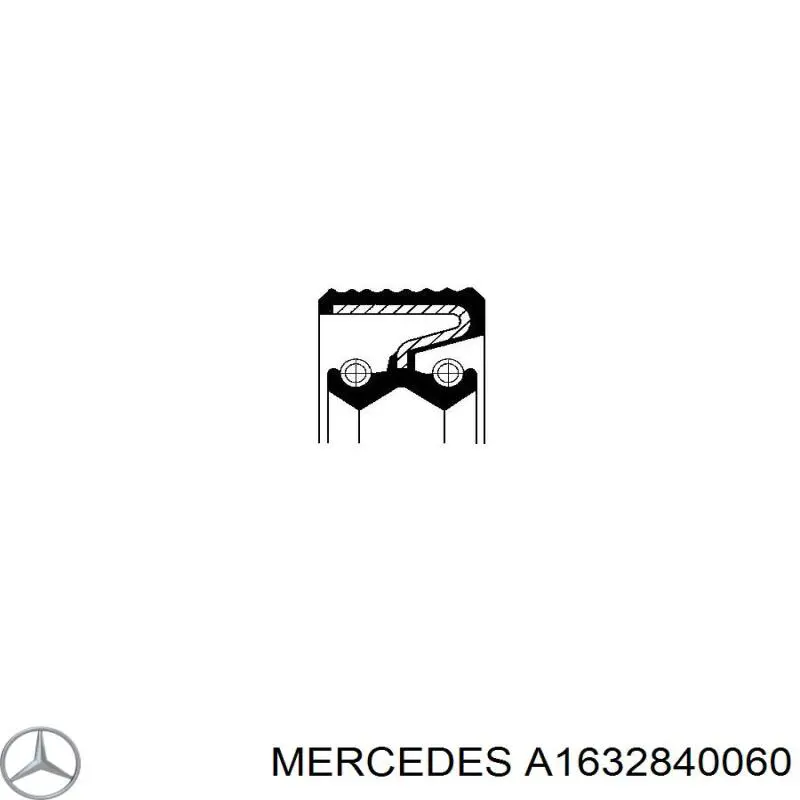 Сальник раздаточной коробки, задний, выходной на Mercedes ML/GLE (W163)