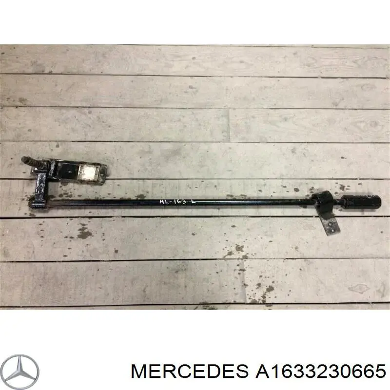 Barra de torção dianteira esquerda para Mercedes ML/GLE (W163)