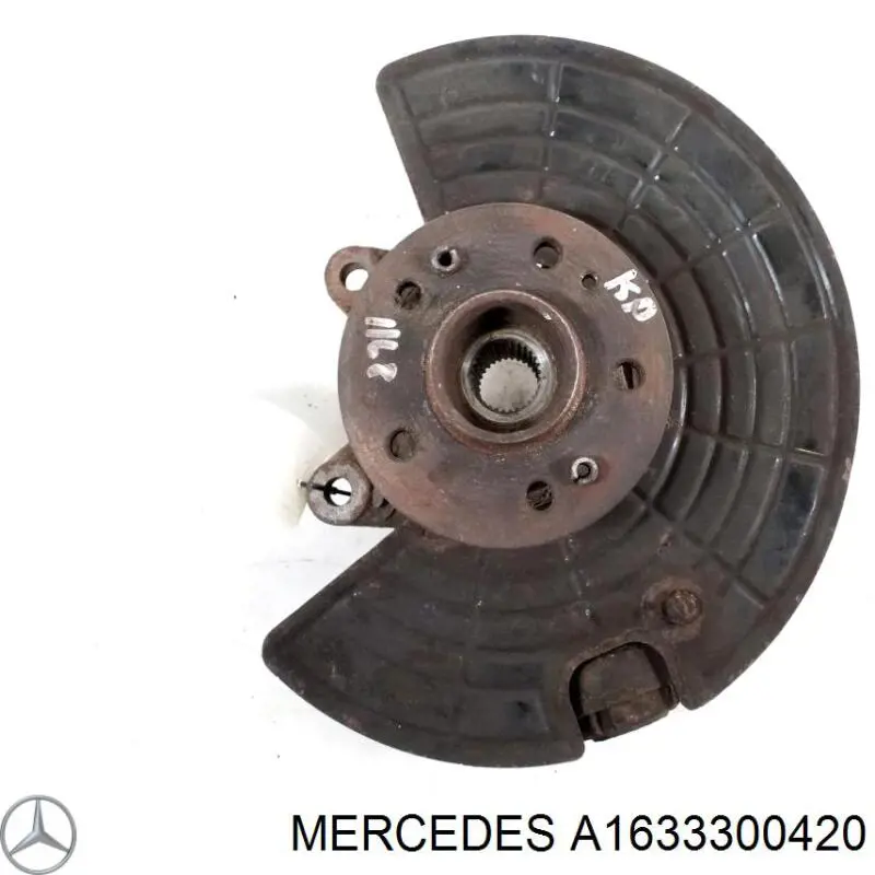 1633300420 Mercedes цапфа (поворотный кулак передний левый)