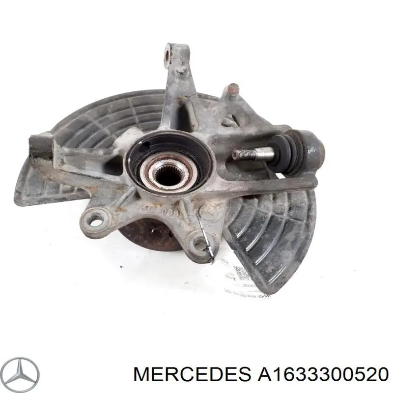 Цапфа (поворотный кулак) передний правый Mercedes 1633300520 цена, от 45.61 USD