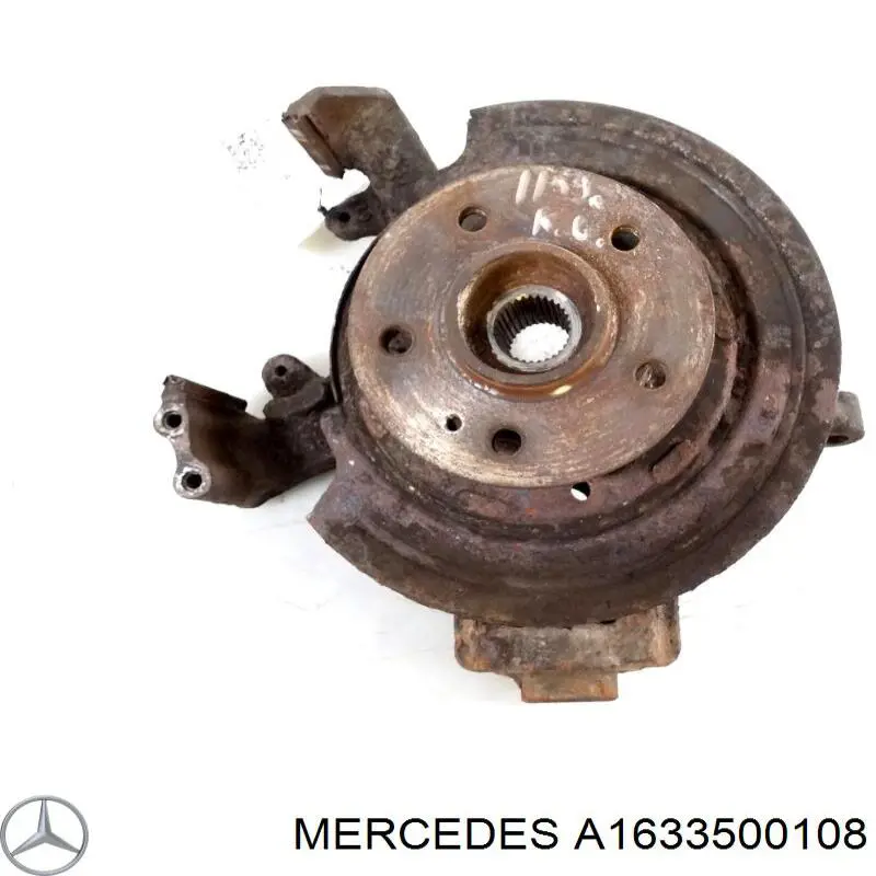 A1633500108 Mercedes Цапфа левая